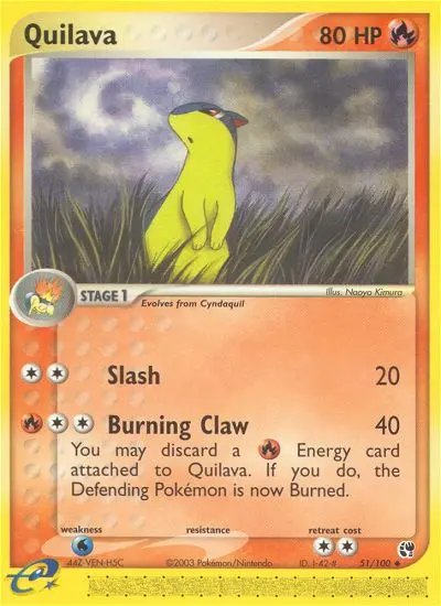 Quilava, Sandstorm #51