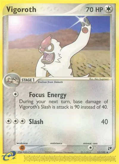 Vigoroth, Sandstorm #52