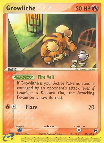 Growlithe, Sandstorm #65