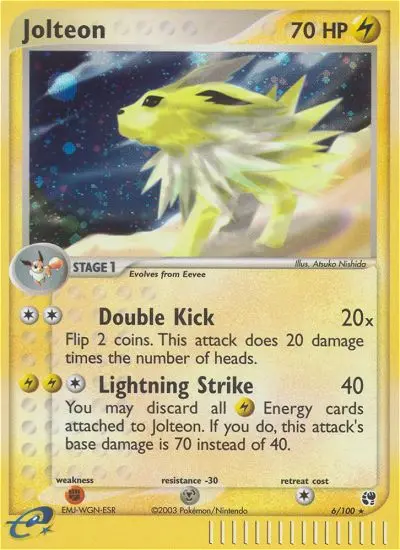Jolteon, Sandstorm #6