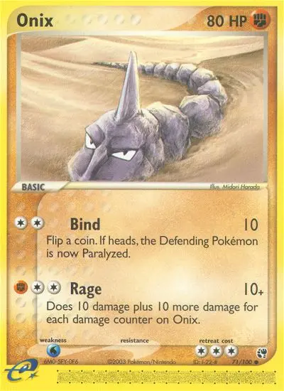 Onix, Sandstorm #71