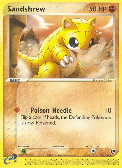 Sandshrew, Sandstorm #75