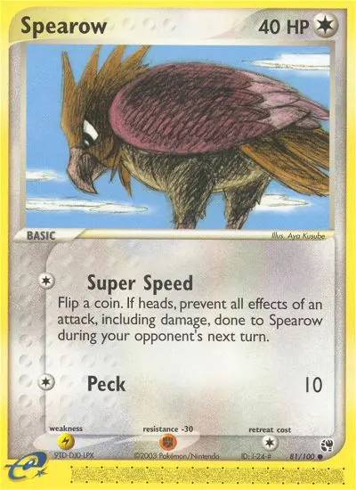 Spearow, Sandstorm #81