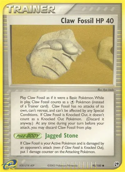 Claw Fossil, Sandstorm #90