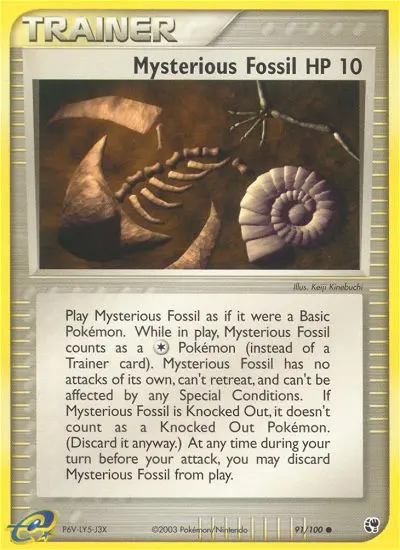 Mysterious Fossil, Sandstorm #91