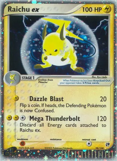 Raichu ex, Sandstorm #98
