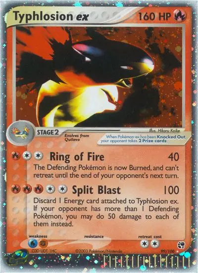 Typhlosion ex, Sandstorm #99