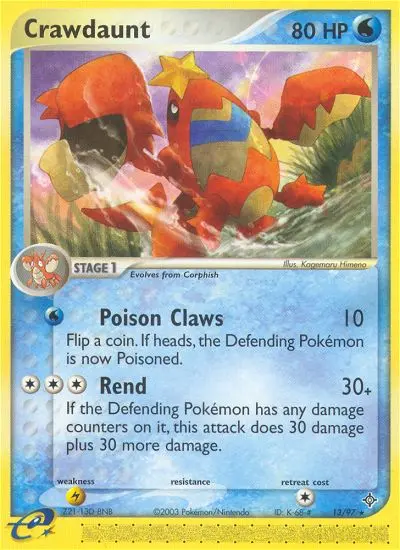 Crawdaunt, Dragon #13