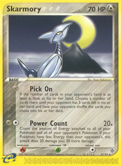 Skarmory, Dragon #21