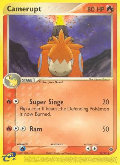 Camerupt, Dragon #24