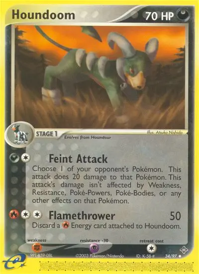 Houndoom, Dragon #34