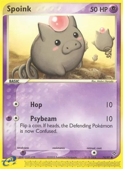 Spoink, Dragon #74