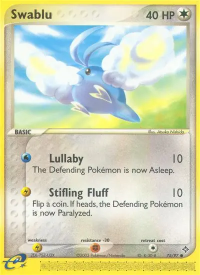 Swablu, Dragon #75