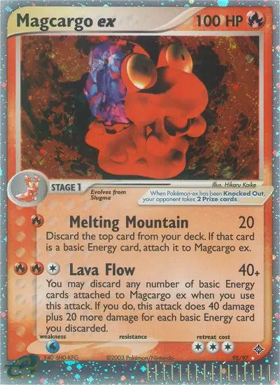 Magcargo ex, Dragon #95