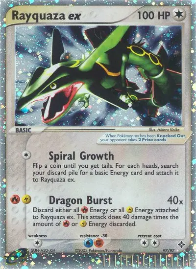 Rayquaza ex, Dragon #97