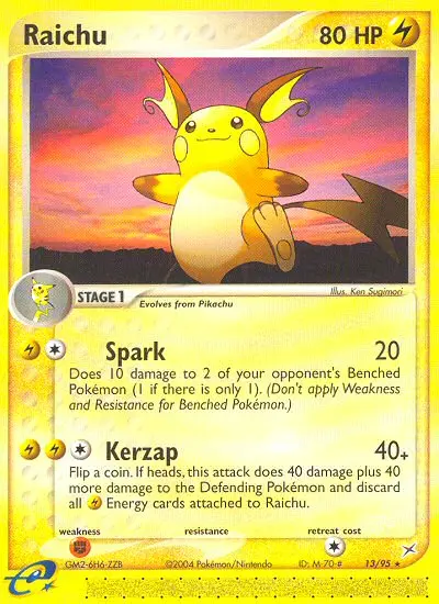 Raichu, Team Magma vs Team Aqua #13
