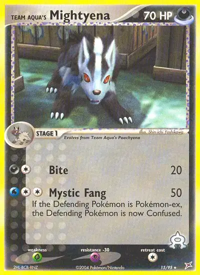 Team Aqua's Mightyena, Team Magma vs Team Aqua #15