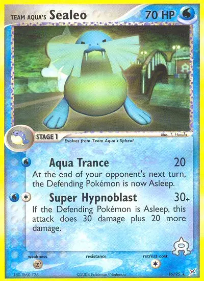Team Aqua's Sealeo, Team Magma vs Team Aqua #16