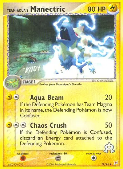 Team Aqua's Manectric, Team Magma vs Team Aqua #29