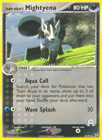 Team Aqua's Mightyena, Team Magma vs Team Aqua #30
