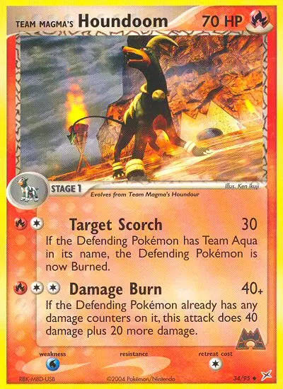 Team Magma's Houndoom, Team Magma vs Team Aqua #34