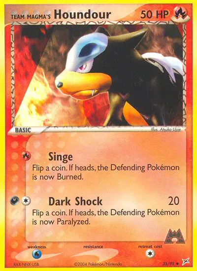 Team Magma's Houndour, Team Magma vs Team Aqua #35