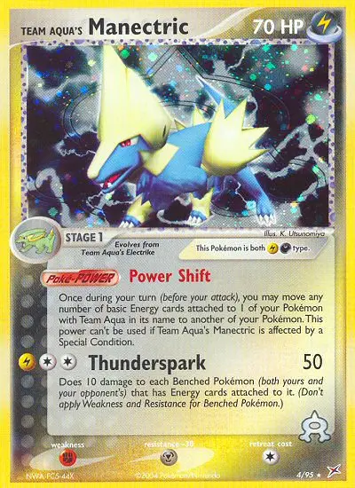 Team Aqua's Manectric, Team Magma vs Team Aqua #4