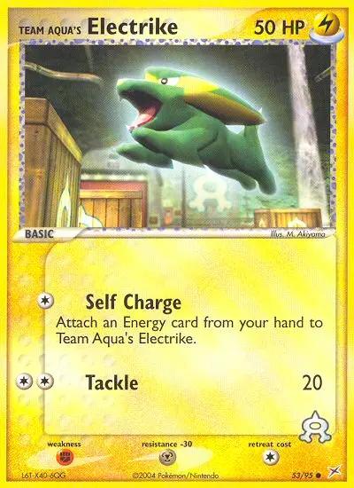 Team Aqua's Electrike, Team Magma vs Team Aqua #53