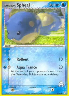 Team Aqua's Spheal, Team Magma vs Team Aqua #57/95