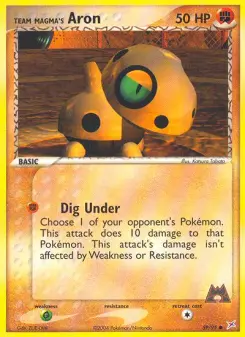 Team Magma's Aron, Team Magma vs Team Aqua #59/95