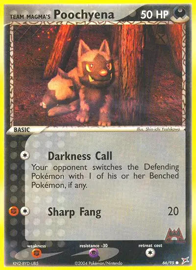 Team Magma's Poochyena, Team Magma vs Team Aqua #66