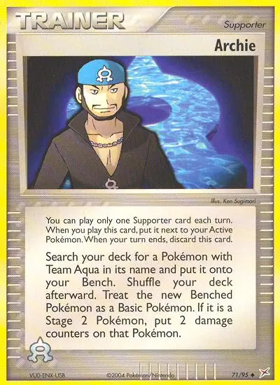 Archie, Team Magma vs Team Aqua #71