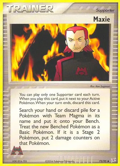 Maxie, Team Magma vs Team Aqua #73