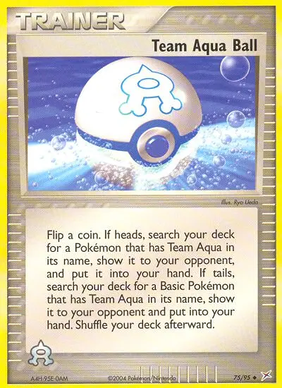 Team Aqua Ball, Team Magma vs Team Aqua #75