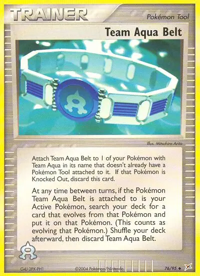Team Aqua Belt, Team Magma vs Team Aqua #76