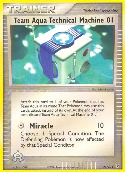 Team Aqua's Technical Machine 01, Team Magma vs Team Aqua #79