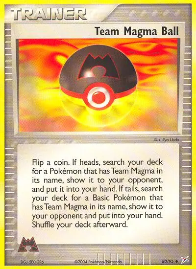 Team Magma Ball, Team Magma vs Team Aqua #80