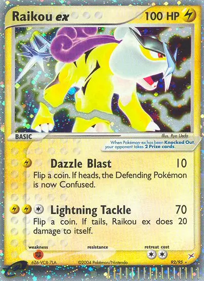 Raikou ex, Team Magma vs Team Aqua #92