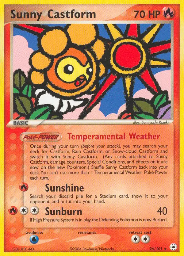 Sunny Castform, Hidden Legends #26
