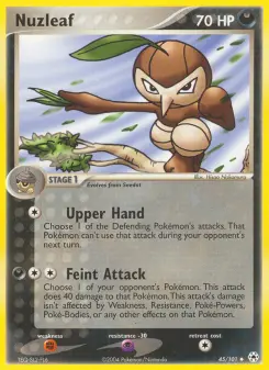 Nuzleaf, Hidden Legends #45/101