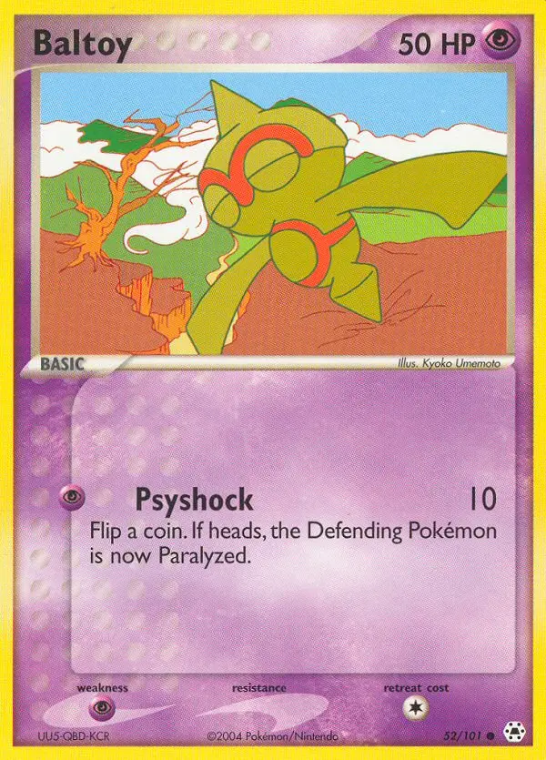 Baltoy, Hidden Legends #52