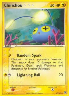 Chinchou, Hidden Legends #57/101