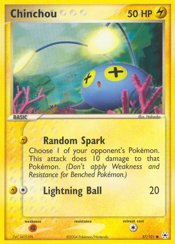 Chinchou, Hidden Legends #57