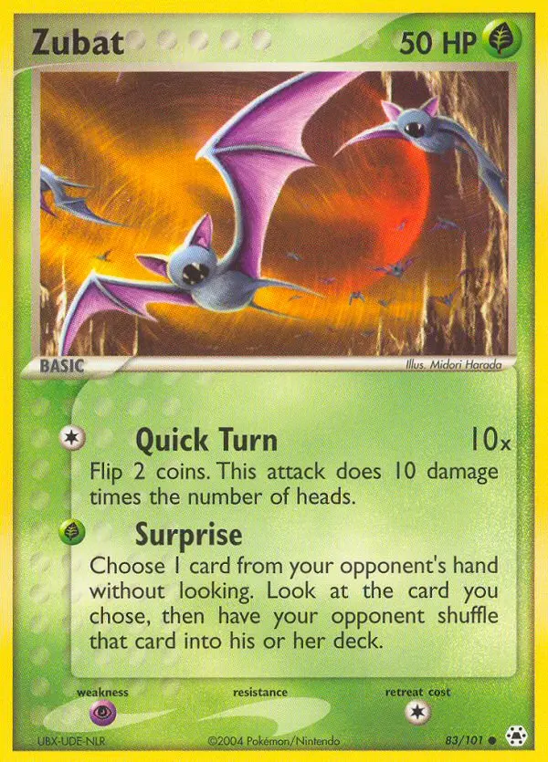 Zubat, Hidden Legends #83