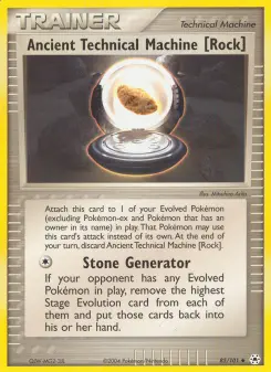 Ancient Technical Machine (Rock), Hidden Legends #85/101