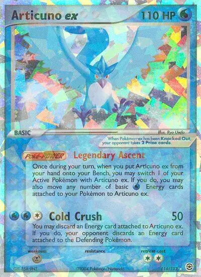 Articuno ex, FireRed & LeafGreen #114