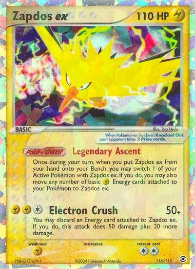 Zapdos ex, FireRed & LeafGreen #116