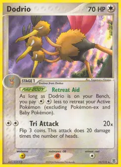 Dodrio, FireRed & LeafGreen #21/112