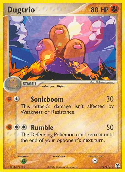 Dugtrio, FireRed & LeafGreen #22