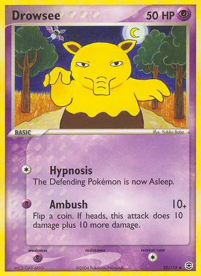 Drowzee, FireRed & LeafGreen #32
